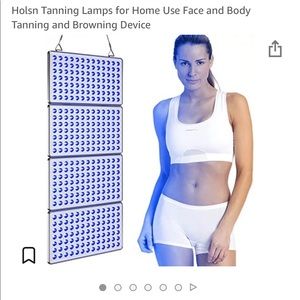Tanning lights/lamp good size has a timer and works beautifully